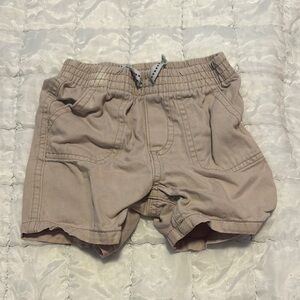 Nautica Tan Casual Shorts Elastic Waistband Lightweight